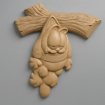 Garfield hang on Coat