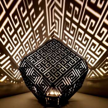 Greek Meander Lamp